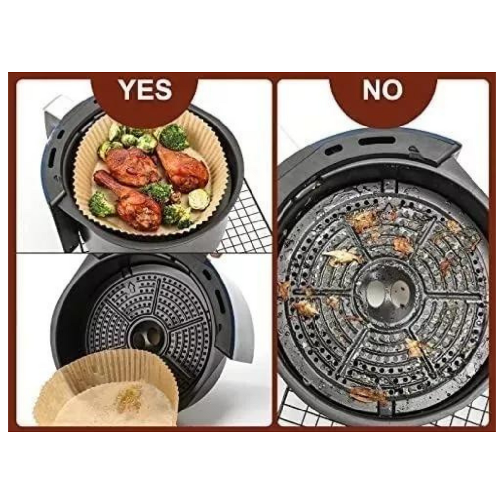 Alfombrillas Freidora 100 Ud 16 Cm